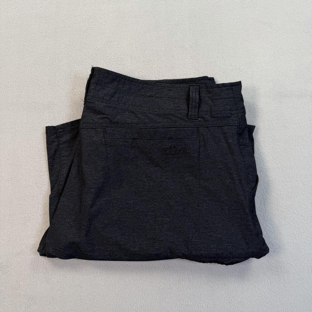Kuhl Deceptr Pants Mens 38x30 Gray Stretch Hiking Tech Travel Zip Pocket Outdoor